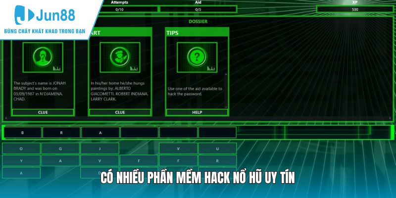Có nhiều phần mềm hack nổ hũ uy tín