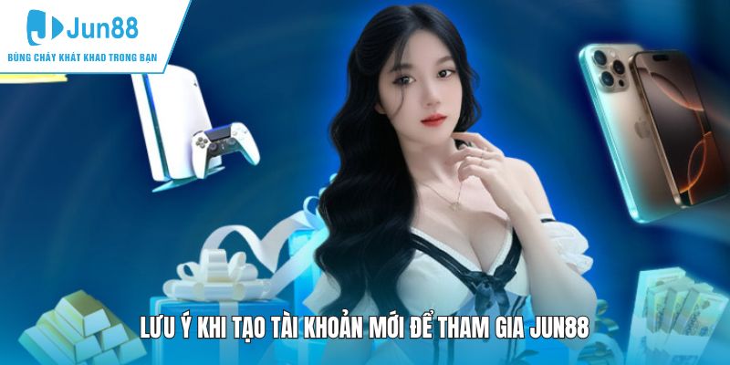 Lưu ý khi tạo tài khoản mới để tham gia JUN88